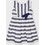Mayoral Παιδικό Φόρεμα Λινό Λευκό Navy Μπλε 21-03919-019