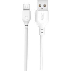 XO Καλώδιο Φόρτισης Micro USB 2m Λευκό (16.005.0070)