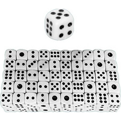 DICE ΖΑΡΙΑ 100ΤΕΜ 1cm Homie 116637