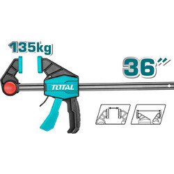 TOTAL ΕΠΑΓΓ. ΣΦΙΓΚΤΗΡΑΣ ΜΑΡΑΓΚΩΝ ΑΥΤΟΜΑΤΟΣ 36" / 80X900mm (THT1346803)