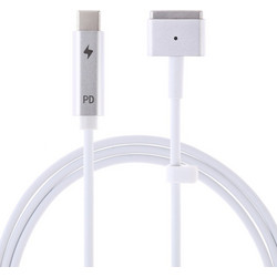Καλώδιο Φόρτισης 5 Pin MagSafe 2 (T-Shaped) σε USB Type-C PD 1.7m (85W) - White