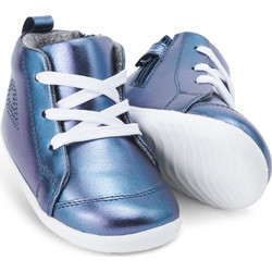 Bobux Step Up Παιδικά Μποτάκια Navy Μπλε με Φερμουάρ Alley-Oop 731505