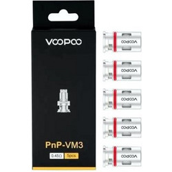 Voopoo PnP-VM3 0.45ohm COILS για pnp tank (5 αντιστάσεις)