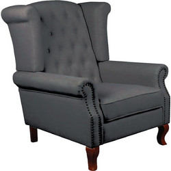 Woodwell Μπερζέρα Γκρι Rosy E7118,2K
