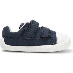 Clarks Tiny Pebble Παιδικά Sneakers Navy Μπλε 26133597