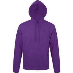 Sol's Snake Ανδρικό Φούτερ Fleece με Κουκούλα & Τσέπες Μωβ 47101-712