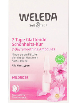 Weleda Κούρα Λείανσης 7 Ημερών Με Άγριο Τριαντάφυλλο Αντιγηραντικό Serum Προσώπου για Λάμψη 7x0.8ml