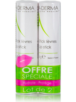 A-Derma Stick Lip Balm 2x4gr