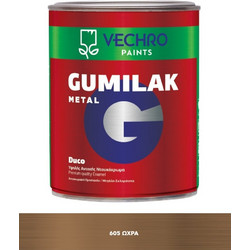 Vechro Gumilak Βερνικόχρωμα Διαλύτου Μετάλλου 605 Ώχρα Gloss 0.75lt