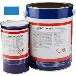 Hydroton Epoxy 201 SP Χρωμα Πισίνας Γαλάζιο 5Kg