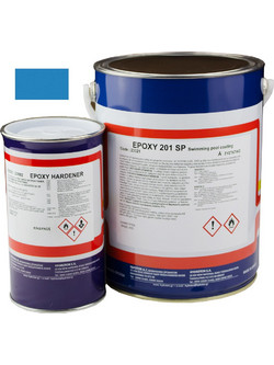 Hydroton Epoxy 201 SP Χρωμα Πισίνας Γαλάζιο 5Kg