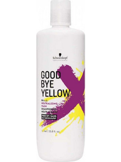 Schwarzkopf Professional Good Bye Yellow Σαμπουάν για Προστασία Χρώματος για Βαμμένα Μαλλιά 1lt