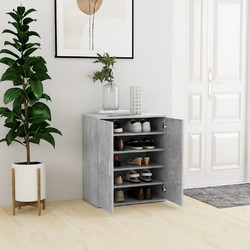 vidaXL Παπουτσοθήκη Ξύλινη Γκρι Μ60xΠ35xΥ70cm 808922