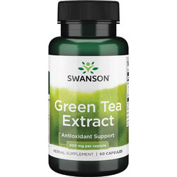 Swanson Green Tea Extract 500mg 60 Κάψουλες