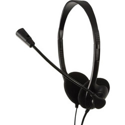 LogiLink HS0001 On Ear Ακουστικά Υπολογιστή με Μικρόφωνο & 3.5mm Jack