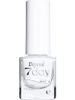 Depend 7 Days Pure White Βερνίκι Νυχιών Μακράς Διαρκείας 5ml