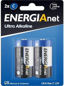 ENERGIANET Ultra Alkaline C 2τμχ