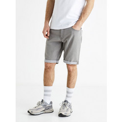 Celio Casual Ανδρική Βερμούδα Τζιν Γκρι 1765774