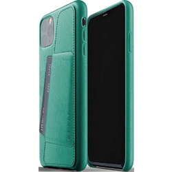 Mujjo Full Leather Wallet Case Θήκη iPhone 11 Pro Max Alpine Green (MUJJO-CL-004-GR)