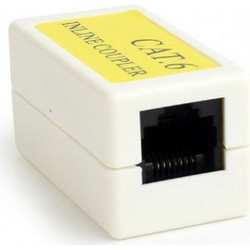 CABLEXPERT CAT6 LAN COUPLER WHITE NCA-LC6-01