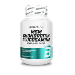 Biotech USA MSM Chondroitin Glucosamine 60 Ταμπλέτες