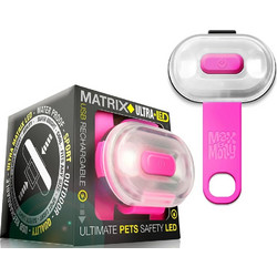 Max & Molly Φωτάκι Προστασίας Matrix Ultra Led Safety Pink 14x7cm