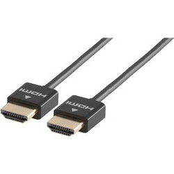 TechniSat Καλώδιο HDMI 2.0 HDMI Male to HDMI Male 2.5m Black