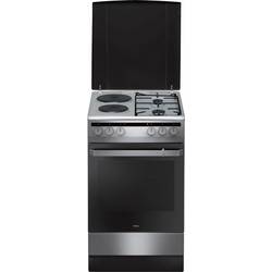Amica 508ME2.35EHZPPXV Κουζίνα Ηλεκτρική 62lt με Εστίες Αερίου & Ρεύματος 50cm
