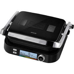 Sencor SBG 6238BK Ηλεκτρική Ψησταριά Πλάκας 2100W με Ρυθμιζόμενο Θερμοστάτη 30x25cm