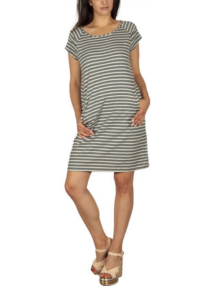 Soft Rebels Mini Καλοκαιρινό Καθημερινό Φόρεμα Γκρι 317-304
