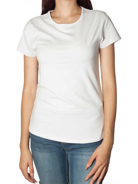 Losan basic t-shirt white c02-1e04aa-wh