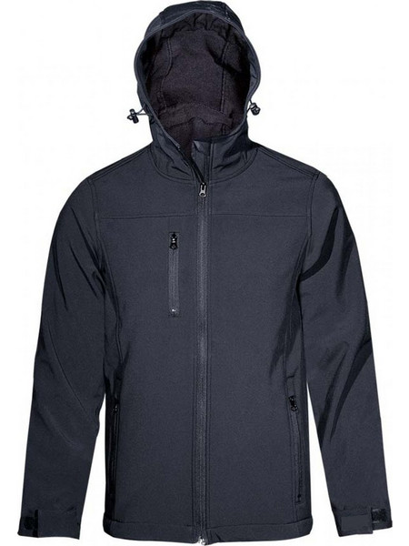 ERGOLINE Jacket Softshell Mε Κουκούλα Μαύρο SPANDEX Unisex (004234-BLACK)