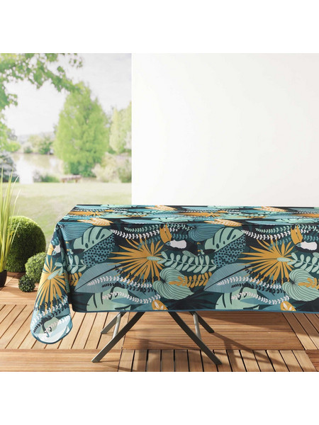 Τραπεζομάντιλο Douceur d interieur NAPPE RECTANGLE 150 x 240 CM POLYESTER IMPRIME BRAZILIA MENTHE/V