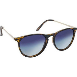 EyeLead L659 Γυαλιά Ηλίου Στρογγυλά Κοκάλινα Μεταλλικά Ταρταρούγα με Μπλε Polarized Φακό