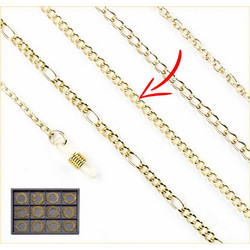 CentroStyle 09427 Μεταλλική Αλυσίδα Γυαλιών Χρυσό