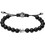 Diesel Beads Ανδρικό Βραχιόλι από Κορδόνι & Ατσάλι με Αχάτη DX1070040