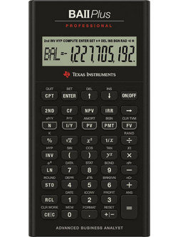 Texas Instruments BA-II Plus Professional