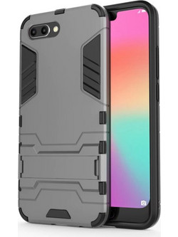 Θήκη Κινητού BBR Iron Αντικραδασμική (Armor - Shockproof ) με ενσωματωμένη βάση στήριξης (Kickstand ) για HONOR 10 GRAY