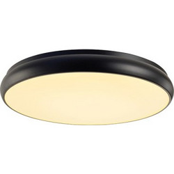 NETTO ΦΩΤΙΣΤΙΚΟ ΟΡΟΦΗΣ ΜΑΥΡΟ ΜΑΤ ΜΕΤΑΛΛΙΚΟ LED 54W 3000K 4320Lm IP20 Φ600Χ80MM V27LEDC60BK