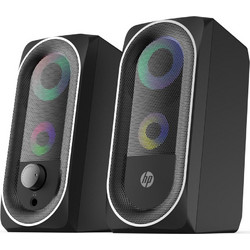HP DHE-6001 Ηχεία Υπολογιστή 2.0 6W με RGB Φωτισμό Black