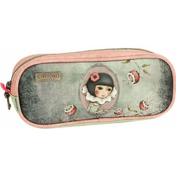 Santoro Mirabelle Curiosity Pink Κασετίνα Γκρι 343-02144