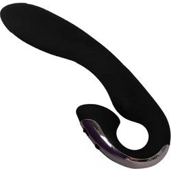 Kinksters Rihanna Διπλός Δονητής 20cm Μαύρος