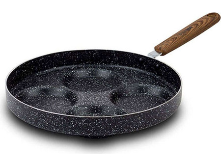 Nava Nature Τηγάνι Pancakes Αλουμινίου Αντικολλητικό Επίστρωση Πέτρας 26cm
