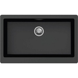 Macart Apron U 100 Υποκαθήμενος Νεροχύτης Γρανίτη Onyx 86.5x54cm