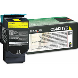 Lexmark C544X1Y Yellow Toner