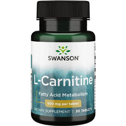 Swanson L-Carnitine 500mg 30 Ταμπλέτες