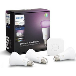 Philips Hue White Color Ambiance Starter Kit 929001257399 Smart Hub Συμβατό με Alexa / Apple HomeKit / Google Assistant