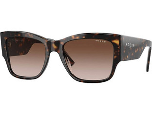Vogue VO5462S W656/13 Γυναικεία Γυαλιά Ηλίου Τετράγωνα Κοκάλινα Ταρταρούγα με Καφέ Degradee Φακό