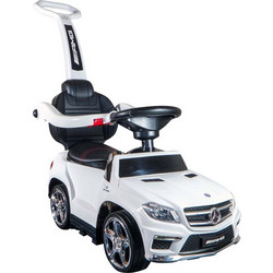 Mercedes GL63 Race Axion Περπατούρα Αυτοκινητάκι με Χειρολαβή Λευκή