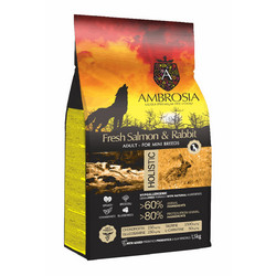 Ambrosia Grain Free Adult Mini Fresh Salmon & Rabbit 5kg